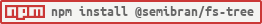 npm badge
