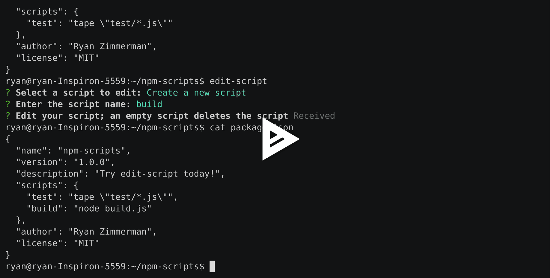 asciicast