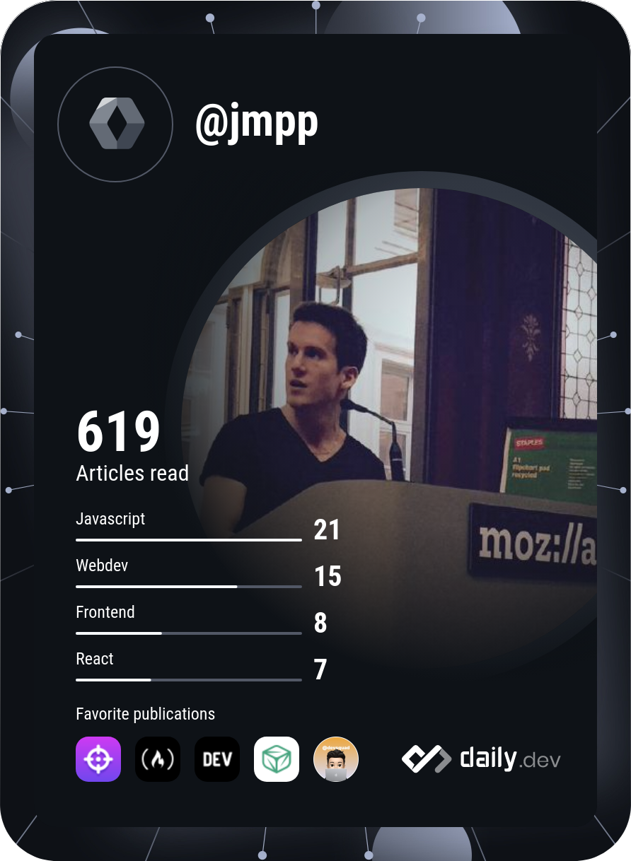J.M. Cléry's Dev Card